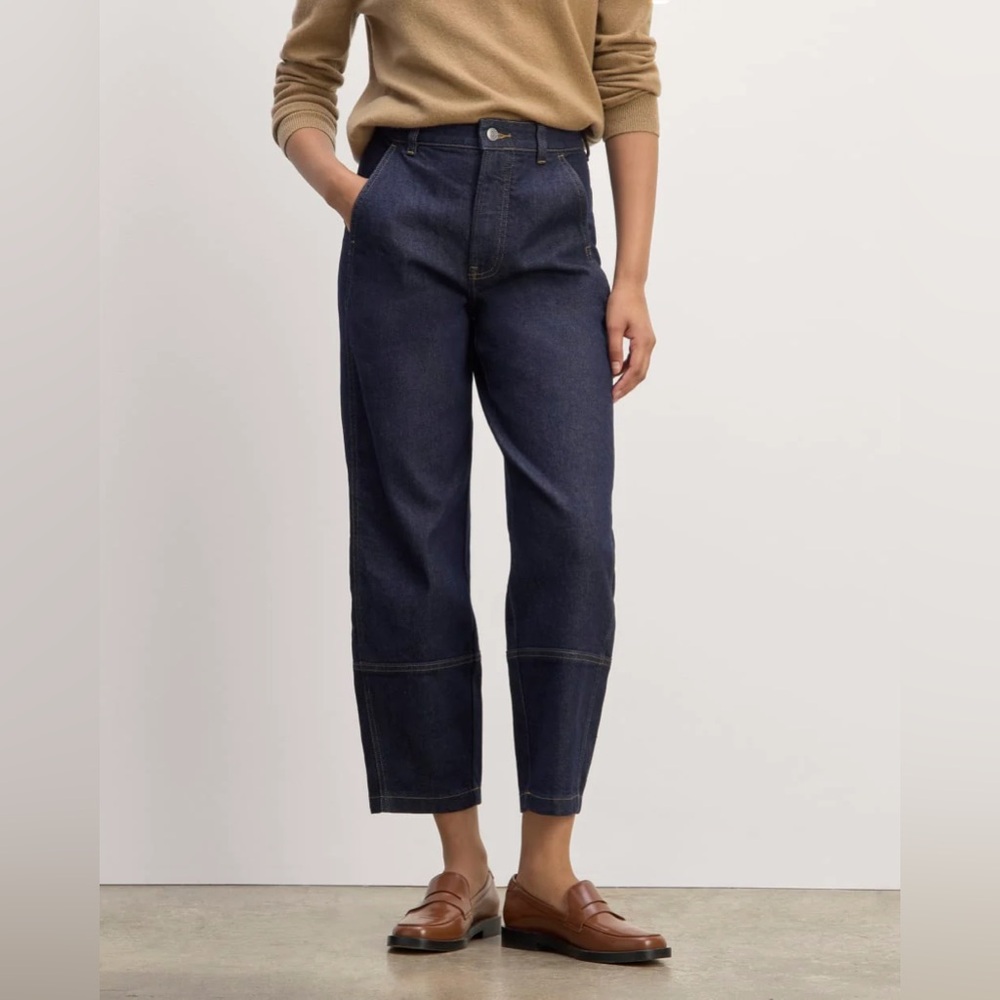 Everlane women’s The  Utility Barrel Jean pure blue Size 23 NWT